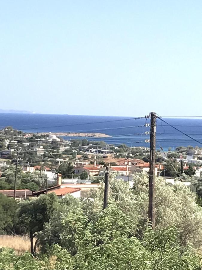 Beautiful Maisonette With A View To The Mountains And The Sea Agia Marina  Exterior foto