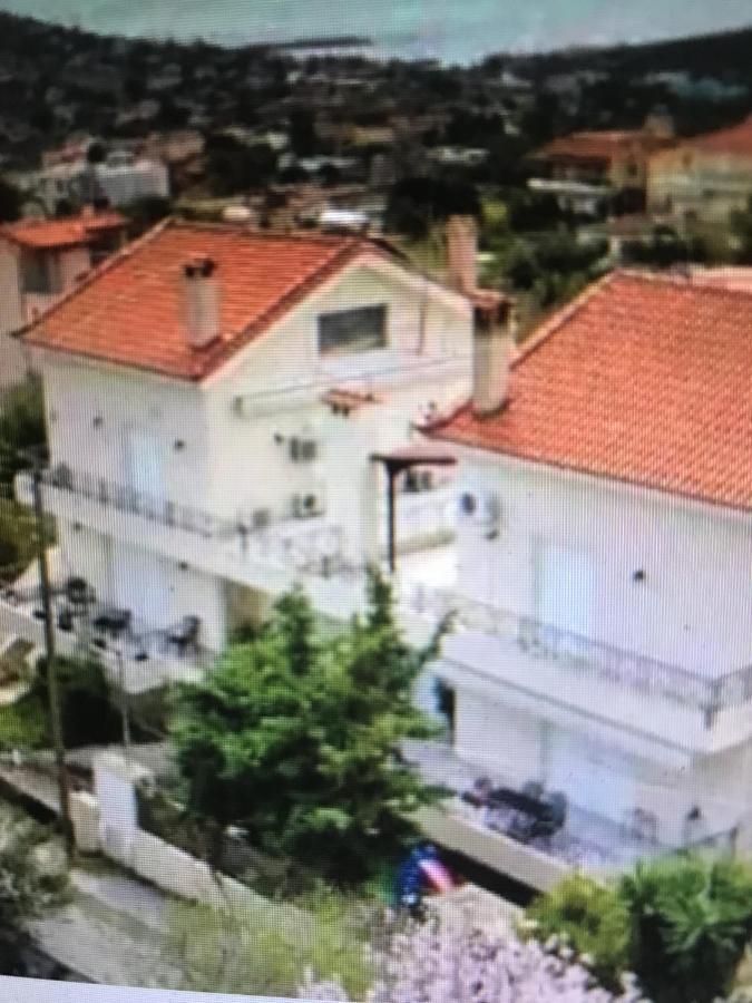 Beautiful Maisonette With A View To The Mountains And The Sea Agia Marina  Exterior foto