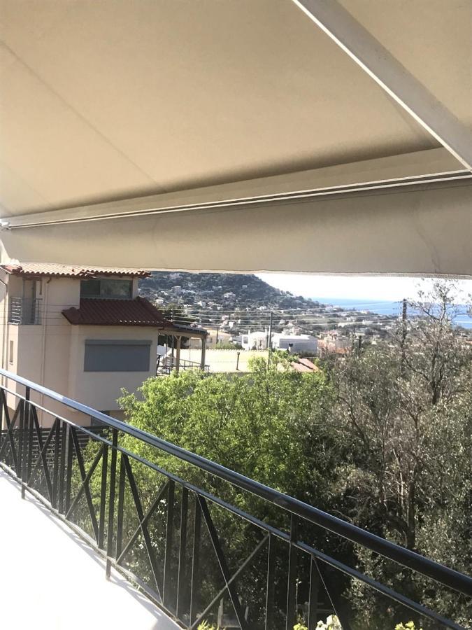 Beautiful Maisonette With A View To The Mountains And The Sea Agia Marina  Exterior foto
