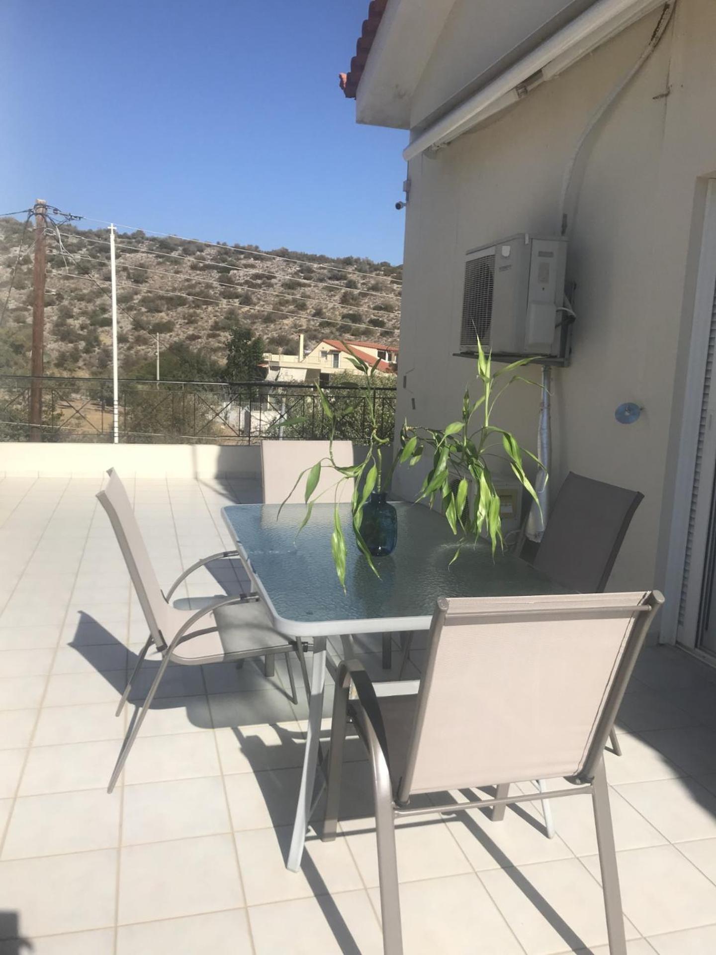 Beautiful Maisonette With A View To The Mountains And The Sea Agia Marina  Exterior foto